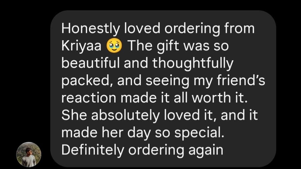 Kriyaaa customer review
